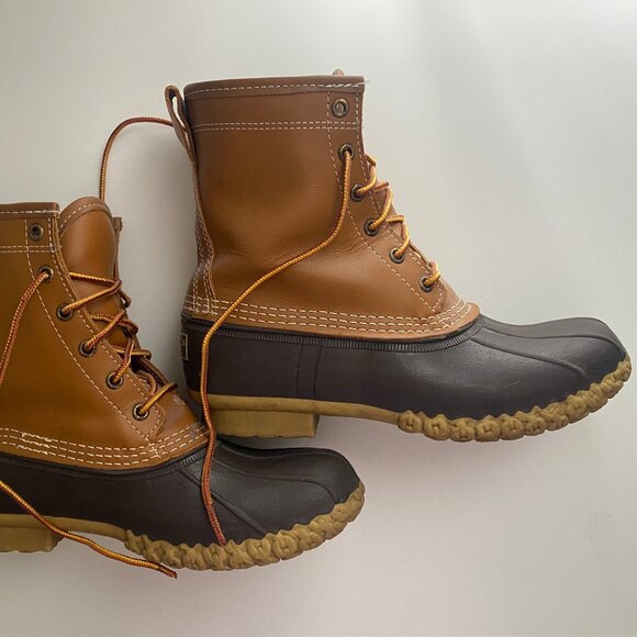 L.L. Bean Women's 8"Gore-Tex/Thinsulate Bean Boot in tan/brown, size 8 - Picture 14 of 15